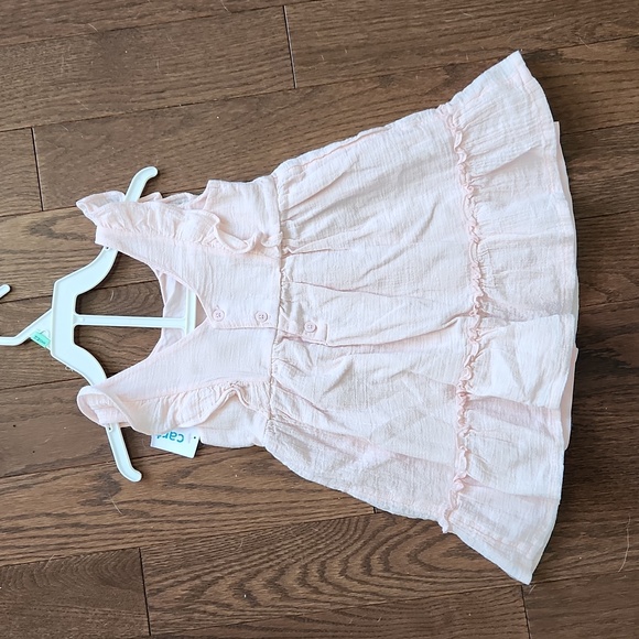 Sleeveless girls Pink dress with flowers - BNWT for 18 month toddler - Picture 2 of 5